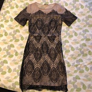 Mini lace dress